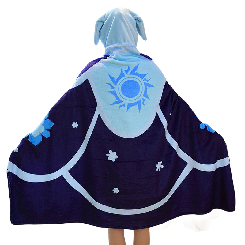Game Genshin Impact Fanart Abyss Order Cosplay Plush Cloak Blanket Costume