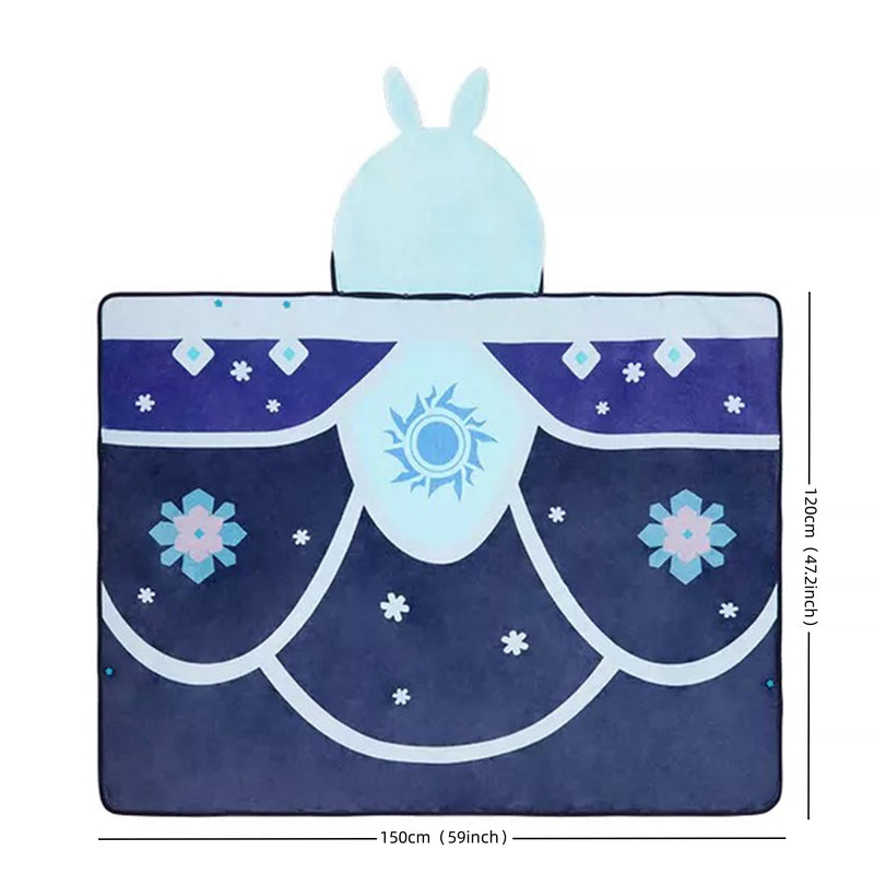 Game Genshin Impact Fanart Abyss Order Cosplay Plush Cloak Blanket Costume