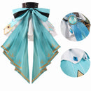 Game Genshin Impact Fanart Barbatos Cosplay Costume Outfit Women Dress