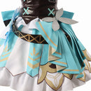 Game Genshin Impact Fanart Barbatos Cosplay Costume Outfit Women Dress