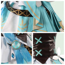 Game Genshin Impact Fanart Barbatos Cosplay Costume Outfit Women Dress