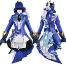 Game Genshin Impact Focalors Cosplay Costume Role Play Outfit