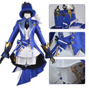 Game Genshin Impact Focalors Cosplay Costume Role Play Outfit