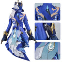 Game Genshin Impact Focalors Cosplay Costume Role Play Outfit