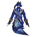 Genshin Impact Fontaine Black Furina Cosplay Costume Magician Suit Dress