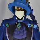 Genshin Impact Fontaine Black Furina Cosplay Costume Magician Suit Dress