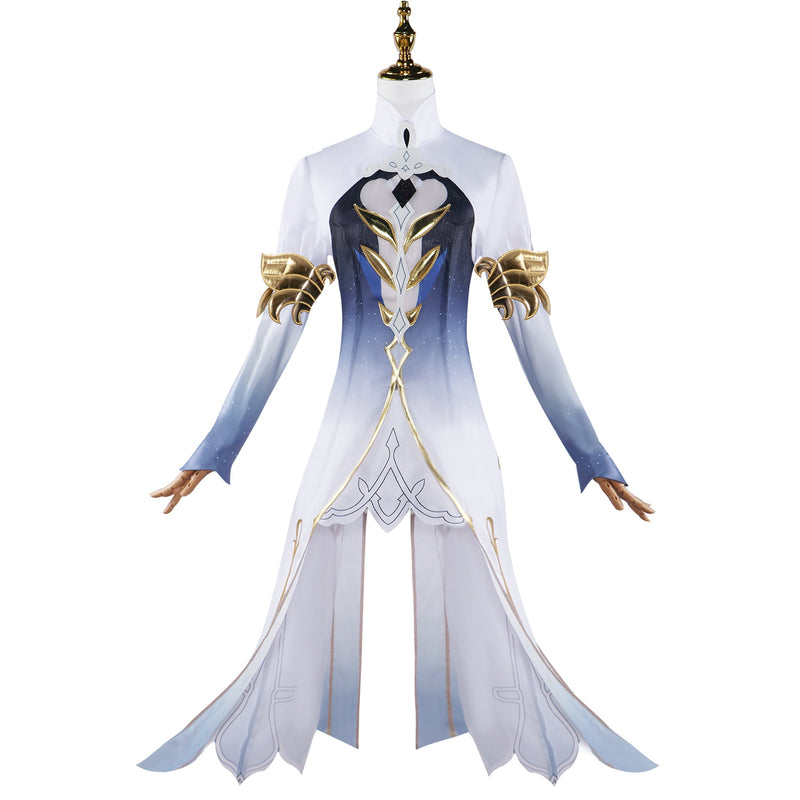 Genshin Impact Fontaine Focalors Furina Cosplay Costume Carnival Party Uniform