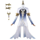 Genshin Impact Fontaine Focalors Furina Cosplay Costume Carnival Party Uniform