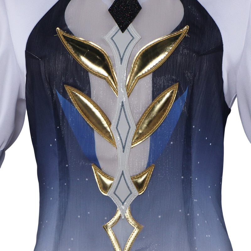 Genshin Impact Fontaine Focalors Furina Cosplay Costume Carnival Party Uniform