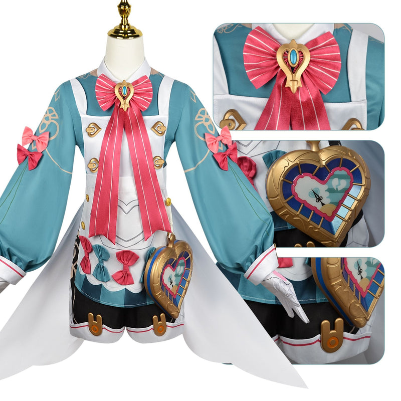 AwwwCos Genshin Impact Fontaine Sigewinne Cosplay Costume Dress Suit Halloween Carnival Outfit