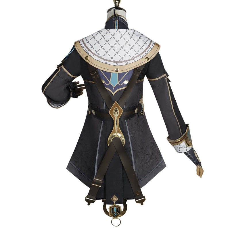 AwwwCos Genshin Impact Freminet Cosplay Costume Fontaine Lyney Lynette Brother Diver Halloween Clothing Outfit Suit Hat