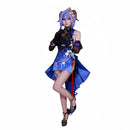Game Genshin Impact Ganyu Cosplay Costume Wig Women Girls Elegant Slim Dress