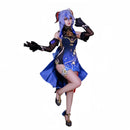 Game Genshin Impact Ganyu Cosplay Costume Wig Women Girls Elegant Slim Dress