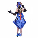 Game Genshin Impact Ganyu Cosplay Costume Wig Women Girls Elegant Slim Dress