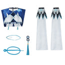 Game Genshin Impact Haagentus Cosplay Costume Women Dress Robe Wig