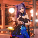 Game Genshin Impact Keqing Cosplay Costume Suit Ke Qing Dress