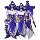 Game Genshin Impact Lisa Cosplay Costume Dress Suit Robe Outfit Uniform