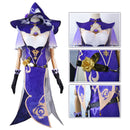 Game Genshin Impact Lisa Cosplay Costume Dress Suit Robe Outfit Uniform