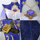 Game Genshin Impact Lisa Cosplay Costume Dress Suit Robe Outfit Uniform