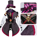 Game Genshin Impact Lyney Lynette Cosplay Costume Outfit with Hat Wig