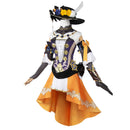 AwwwCos Genshin Impact Navia Cosplay Costume Fontaine Dress Ball Gown Halloween Carnival Outfit