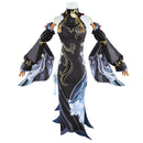 Game Genshin Impact Shenhe Cosplay Costume Women Cheongsam Dress Wig