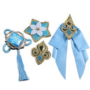 Game Genshin Impact Shenhe Cosplay Costume Women Cheongsam Dress Wig