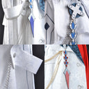 Game Genshin Impact Snezhnaya Harbingers Tartaglia Cosplay Costume Trench Outfit