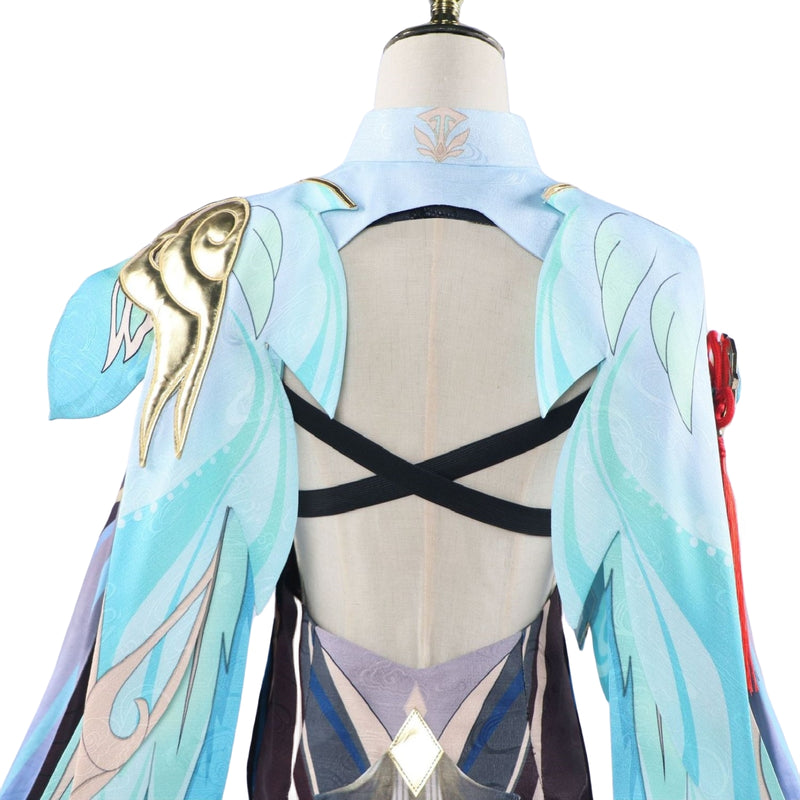 Game Genshin Impact Xianyun Cosplay Costume Dress Uniform Glasses