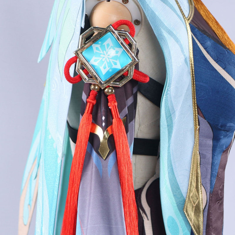 Game Genshin Impact Xianyun Cosplay Costume Dress Uniform Glasses