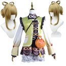 Game Genshin Impact Yaoyao Cosplay Costume Women Dress Carnival Outfit