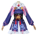 Game Genshin Impact Yun Jin Cosplay Costume Dress with Accessories