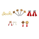 Game Genshin Impact Yun Jin Cosplay Costume Dress with Accessories