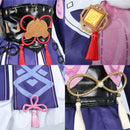 Game Genshin Impact Yun Jin Cosplay Costume Dress with Accessories