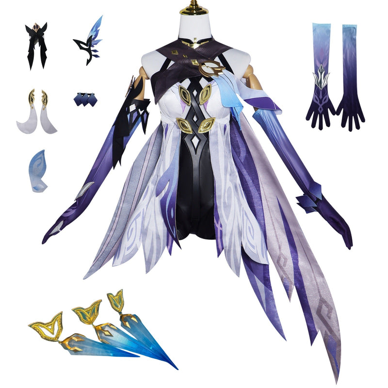 Genshin Impact Fontaine Skirk Cosplay Costume Tartaglia Teacher Uniforms Carnival Party Suit