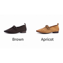 Genuine Leather Women Flower Spring Breathable Soft Sole Pointed shoes - AwwwCos