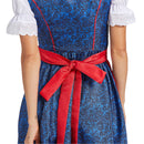 German Beer Festival Cosplay Red Apron Lace Dress Oktoberfest Dirndl Costume - AwwwCos