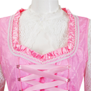 German Oktoberfest Cosplay Bavarian Print Strap Dress Maid Uniform - AwwwCos