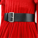 Girl Christmas Santa Claus Dress Red Velvet Dress with Glasses - AwwwCos