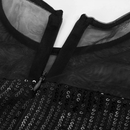 Kid Girl Long Sleeve A-Line Sequin Dress Party Sparkle Gown - AwwwCos