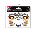 Girls Animal Cosplay Party Leopard Plush Ear Headband Temporary Tattoo Tail - AwwwCos