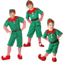 Girls Boys Men Women Christmas Santa's Helper Elf Cosplay Costume - AwwwCos