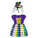 Girls Colorblock Traditional National Costume Boys Party Performance Playing Set