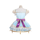 Girls LoveLive! Mari Ohara Cosplay Costume Knee Length Light Blue Lolita Dress