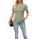 Girls Round Neck Asymmetrical Split Bodycon Dress Sweater