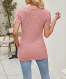 Girls Round Neck Asymmetrical Split Bodycon Dress Sweater