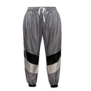 Gold Silver Color Block 2 Piece 80s Retro Hip Hop Disco Tracksuit Jacket Pants - AwwwCos