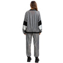 Gold Silver Color Block 2 Piece 80s Retro Hip Hop Disco Tracksuit Jacket Pants - AwwwCos