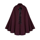 Gothic Steampunk Cloak Medieval Shakespeare Theater Hooded Cape - AwwwCos