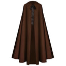Gothic Steampunk Cloak Medieval Shakespeare Theater Hooded Cape - AwwwCos